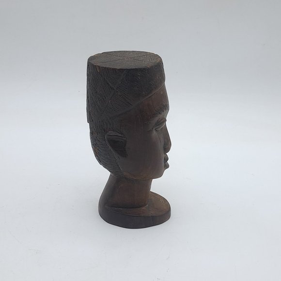 Wooden African Bust -Kenyan - Picture 5 of 11